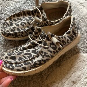 Hey Dude Leopard Print Flats